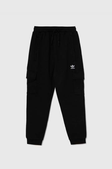 Детские спортивные штаны adidas Originals FLEECE CARGO P цвет чёрный однотонные IW3502 Детские спортивные штаны adidas Originals FLEECE CARGO P цвет чёрный однотонные IW3502