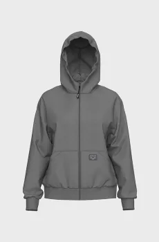 Женское серое худи BRUSHED F/Z JACKET AS Серый S Arena 012477-522