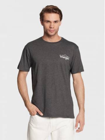 Wrangler Футболка WC5EGEB00 112326370 Сірий Regular Fit Wrangler Футболка WC5EGEB00 112326370 Сірий Regular Fit