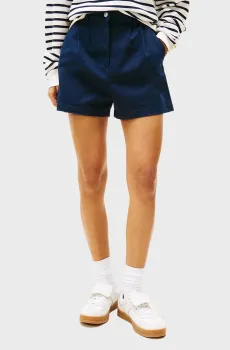 Женские темно-синие шорты CLAIRE HR PLEATED SHORT Синий 26 Tommy Jeans DW0DW21643