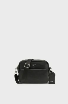 Мужская черная сумка Черный ONESIZE Guess HMMIPW.P6222;BLA