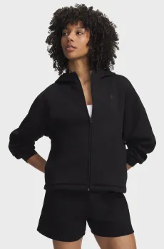 Женское черное худи Unstoppable Fleece FZ Jkt Черный XS Under Armour 6013520-008