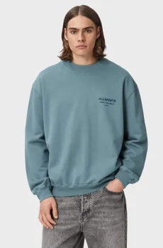 Мужской бирюзовый свитшот XANDER Бирюзовый M AllSaints M001NE
