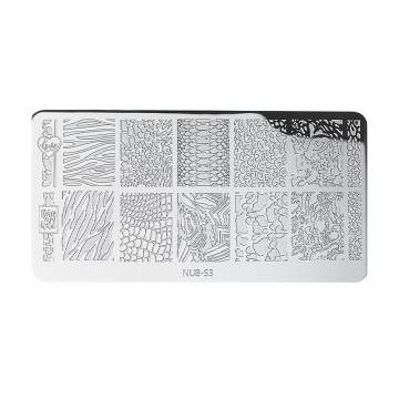 Пластина для стемпинга NUB Stamping Plate S-3 Пластина для стемпинга NUB Stamping Plate S-3