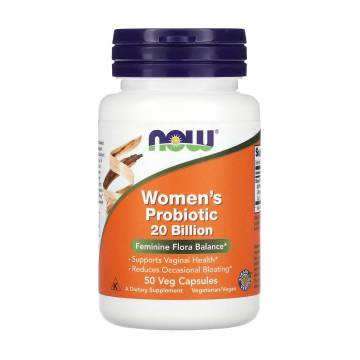 Пробиотик для женщин NOW foods Womens Probiotic 20 Billion, 50 капсул Пробиотик для женщин NOW foods Womens Probiotic 20 Billion, 50 капсул