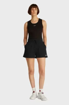 Женские черные шорты SCRIPT EXT Черный XS Tommy Jeans DW0DW20353