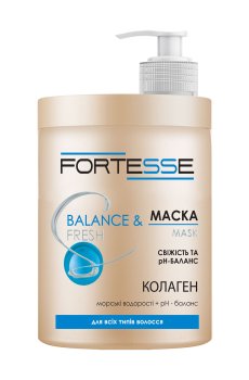 Маска FORTESSE Professional Balance & Fresh Hair Mask для всех типов волос, 1 л