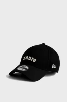 Женская черная кепка Amour New Era Черный ONESIZE ZADIG&VOLTAIRE OWHT01158_BLACK