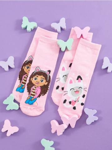 Шкарпетки, 2 пари Gabbys Dollhouse - різнобарвний Шкарпетки, 2 пари Gabbys Dollhouse - різнобарвний