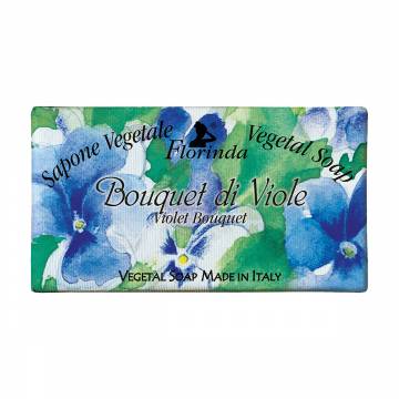 Натуральное мыло Florinda Vegetal Soap Violet Bouquet Букет фиалок, 100 г Натуральное мыло Florinda Vegetal Soap Violet Bouquet Букет фиалок, 100 г