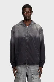 Мужская черная ветровка J-ADE GIACCA Черный 52 Diesel A17371 0SLBX