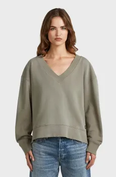 Женский коричневый свитшот Sun faded Коричневый XS G-Star RAW D28747,D969