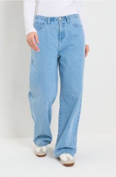 Джинси wide leg - синій