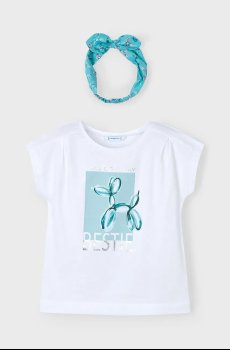 Детская хлопковая футболка Mayoral