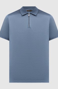 Голубое поло JERICHO