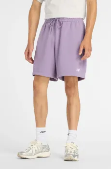 Мужские сиреневые шорты Sport Essentials French Terry 7 Фиолетовый XXL New Balance MS41520AA5