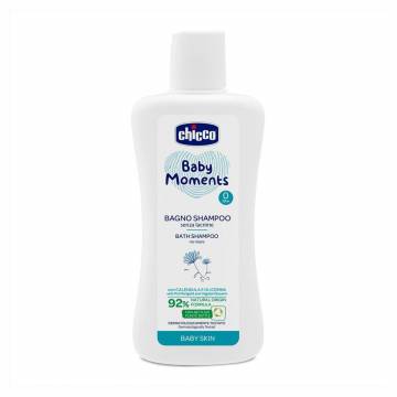 Детский шампунь-гель 2 в 1 для волос и тела Chicco Baby Moments Без слез, 200 мл Детский шампунь-гель 2 в 1 для волос и тела Chicco Baby Moments Без слез, 200 мл
