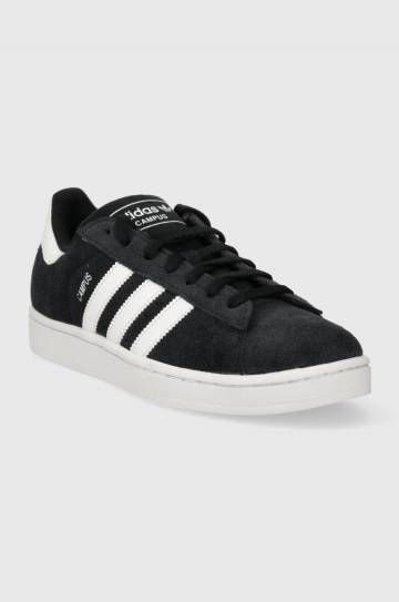 Замшевые кроссовки adidas Originals Campus 2 цвет чёрный ID9844 Замшевые кроссовки adidas Originals Campus 2 цвет чёрный ID9844