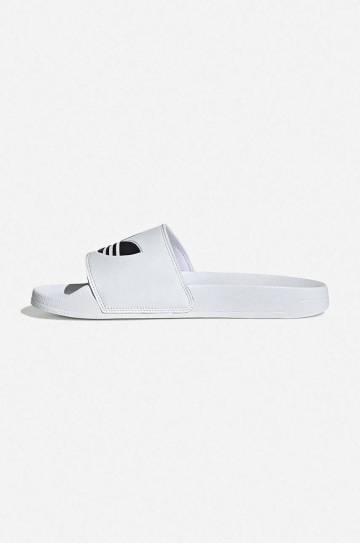 Шлепанцы adidas Originals Adilette Lite цвет белый FU8297-white Шлепанцы adidas Originals Adilette Lite цвет белый FU8297-white