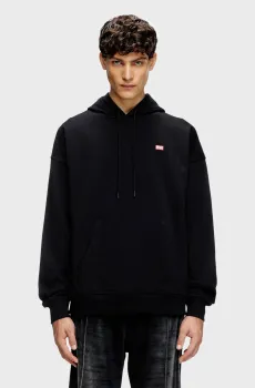 Мужское черное худи Черный L Diesel A16401 0HYAT