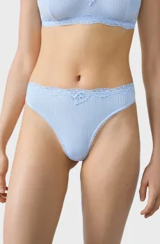 Женские голубые трусики-стринги CHOUCHOUTTE Голубой M Etam 6552551