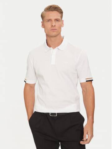 Boss Поло Parlay 147 50467113 Білий Regular Fit Boss Поло Parlay 147 50467113 Білий Regular Fit