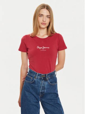 Pepe Jeans Футболка New Virginia PL505202 Червоний Slim Fit Pepe Jeans Футболка New Virginia PL505202 Червоний Slim Fit