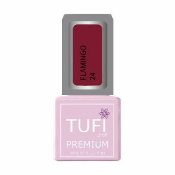 Гель-лак для ногтей Tufi profi Premium Flamingo 24 Римский пурпур, 8 мл Гель-лак для ногтей Tufi profi Premium Flamingo 24 Римский пурпур, 8 мл