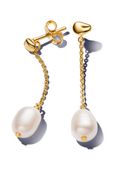 Сережки "Краплини" з перлинами