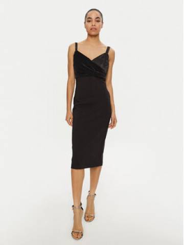 Rinascimento Коктейльна сукня CFC0019703002 Чорний Slim Fit Rinascimento Коктейльна сукня CFC0019703002 Чорний Slim Fit