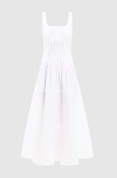 Белое платье FELTRE