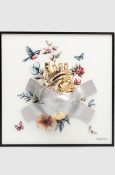 Картина на стену Back to life с декоративным элементом в виде анатомического сердца