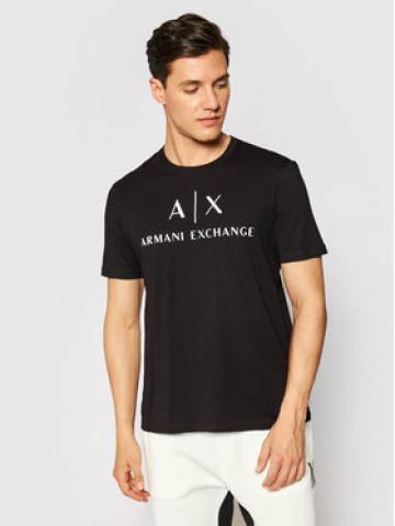 Armani Exchange Футболка 8NZTCJ Z8H4Z 1200 Чорний Slim Fit Armani Exchange Футболка 8NZTCJ Z8H4Z 1200 Чорний Slim Fit