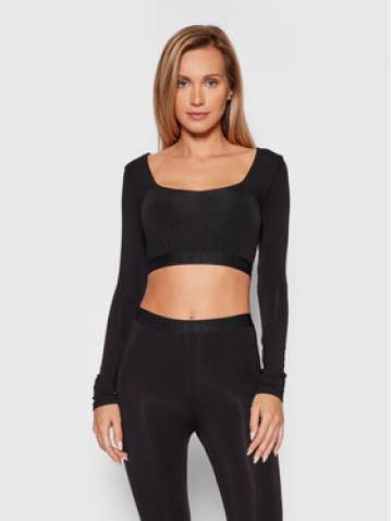 Guess Блузка April O1BP00 JR06U Чорний Slim Fit Guess Блузка April O1BP00 JR06U Чорний Slim Fit