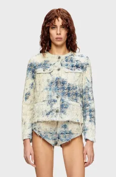 Женская джинсовая куртка DE-GRAFY Разноцветный M Diesel A21348 0CEBI