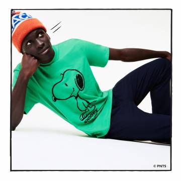 Lacoste X Peanuts Erkek Bisiklet Yaka Baskılı Yeşil Pijama Takımı Lacoste X Peanuts Erkek Bisiklet Yaka Baskılı Yeşil Pijama Takımı