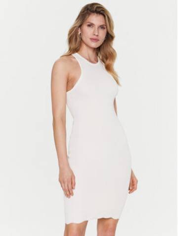 Guess Трикотажна сукня Vicky W3GK0F Z2Z80 Écru Slim Fit Guess Трикотажна сукня Vicky W3GK0F Z2Z80 Écru Slim Fit