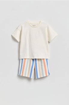 Reserved - Бавовняний комплект - кремовий - 705HN-01X