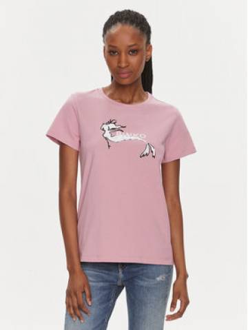Pinko Футболка 100355 A1OC Рожевий Regular Fit Pinko Футболка 100355 A1OC Рожевий Regular Fit