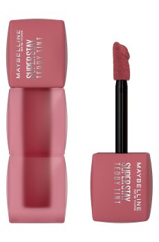 Стойкая матовая помада-тинт для губ Maybelline New York Super Stay Teddy Tint, 105 Velvet Choker, 5 мл
