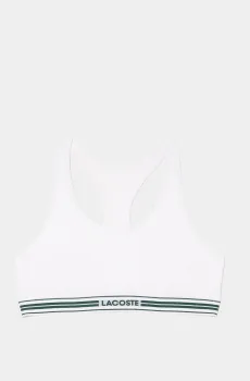 Белый женский бюстгалтер Белый XS Lacoste IF8167001
