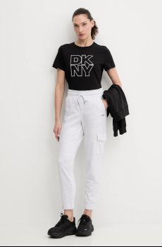 Хлопковая футболка Dkny
