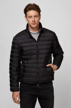 Мужской черный пуховик Черный S Guess M1RL47.WDQ50;JBLK