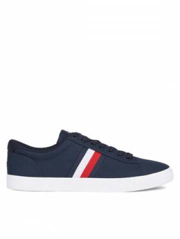 Tommy Hilfiger Кросівки Iconic Vulc Stripes Mesh FM0FM05072 Cиній