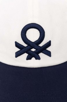 Детская хлопковая кепка United Colors of Benetton