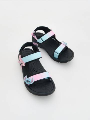 Reserved - LADIES` SANDALS - чорний - 676DL-99X Reserved - LADIES` SANDALS - чорний - 676DL-99X