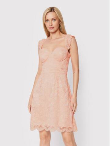 Guess Коктейльна сукня W2YK70 KAQN0 Рожевий Slim Fit Guess Коктейльна сукня W2YK70 KAQN0 Рожевий Slim Fit