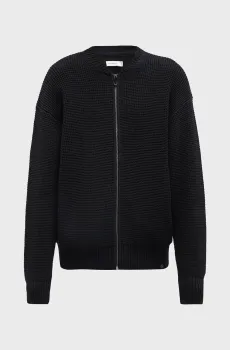 Мужской черный кардиган CHUNKY TEXTURE SWEATER Черный S Calvin Klein Jeans J30J326198