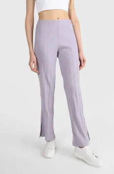 Женские сиреневые брюки BADGE RIB STRAIGHT Сиреневый S Calvin Klein Jeans J20J221597