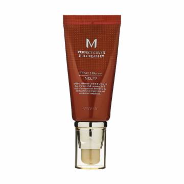 BB-крем для лица Missha M Perfect Cover BB Cream SPF 42/PA +++, 27 Honey Beige, 50 мл BB-крем для лица Missha M Perfect Cover BB Cream SPF 42/PA +++, 27 Honey Beige, 50 мл